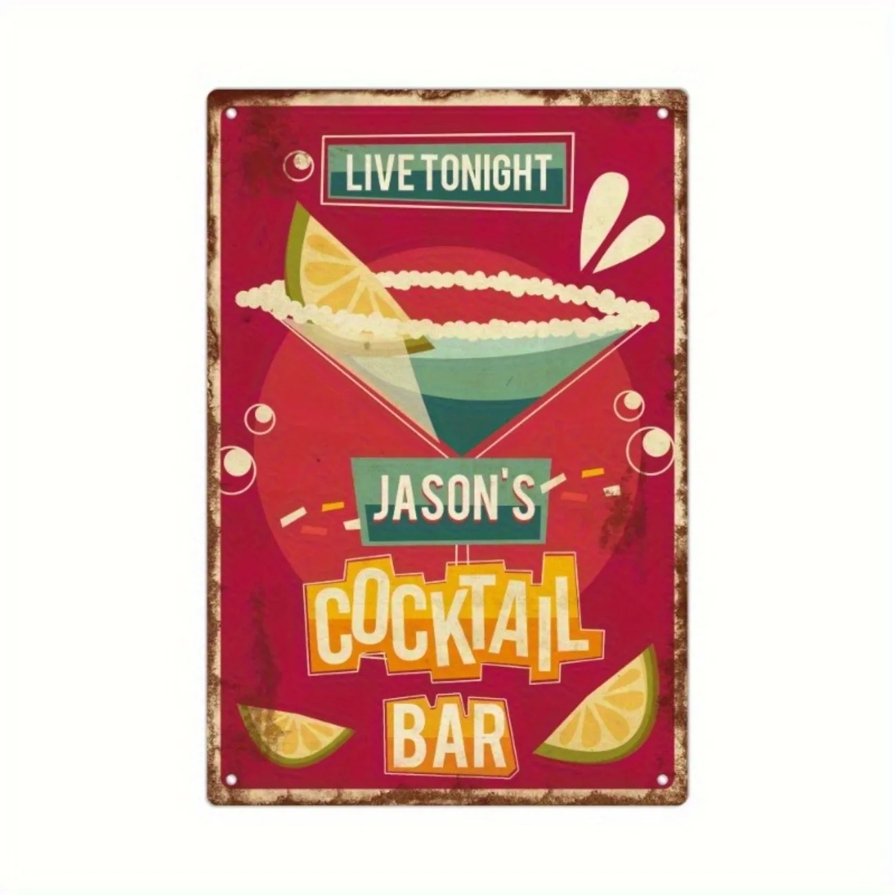 Home Bar Signs - Özel Metal Tabela 