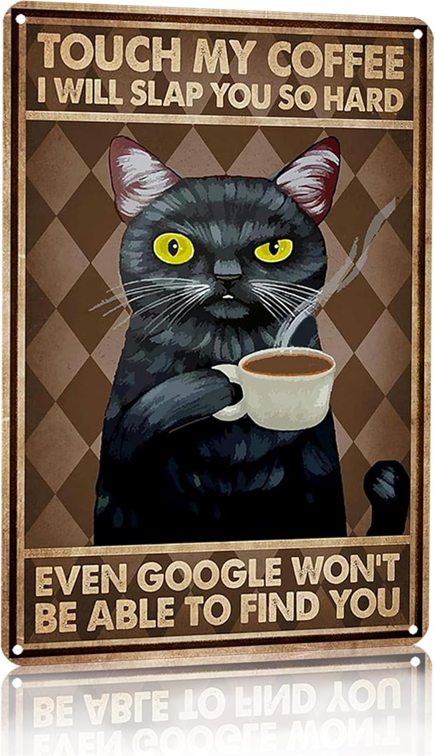 Home Bar And Coffee - Komik Kara Kedi Kahvenim Sana Çok