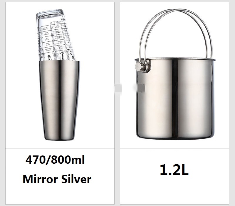 Boston Shaker Set - Kokteyl Shaker Bar Seti Paslanmaz Çelik