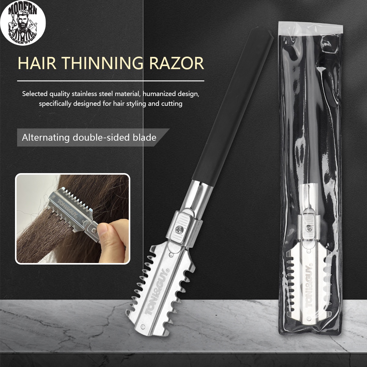 Home Barbershop - Salon Çift Taraflı Tıraş Saç Kesme