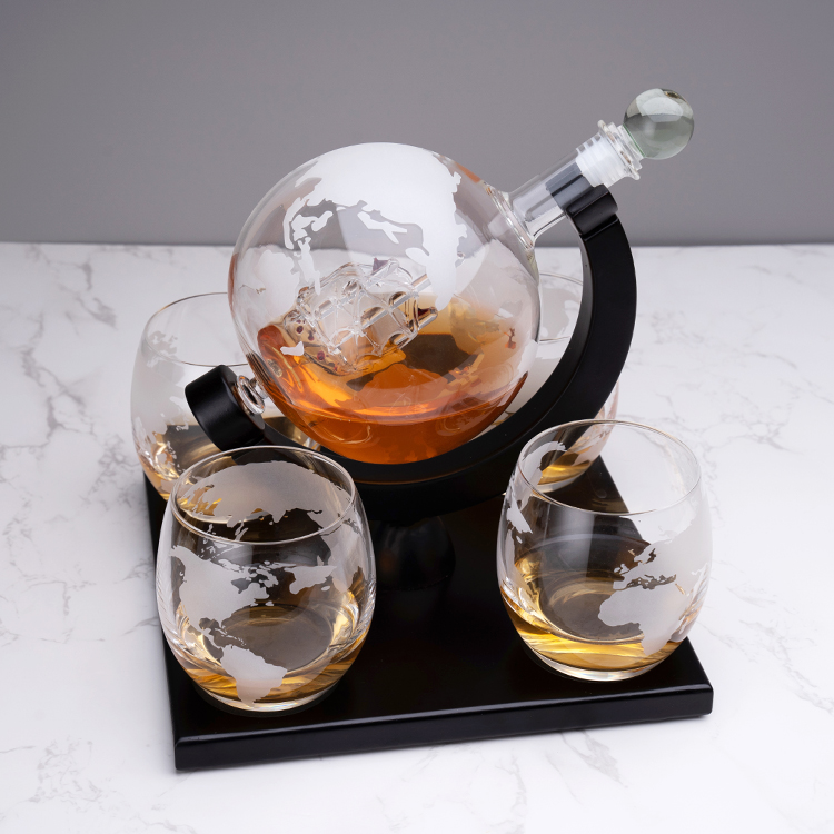Fabrika Satış Özel 850 ML Yüks - Decanter Globe Set incelemesi ve fiyatı