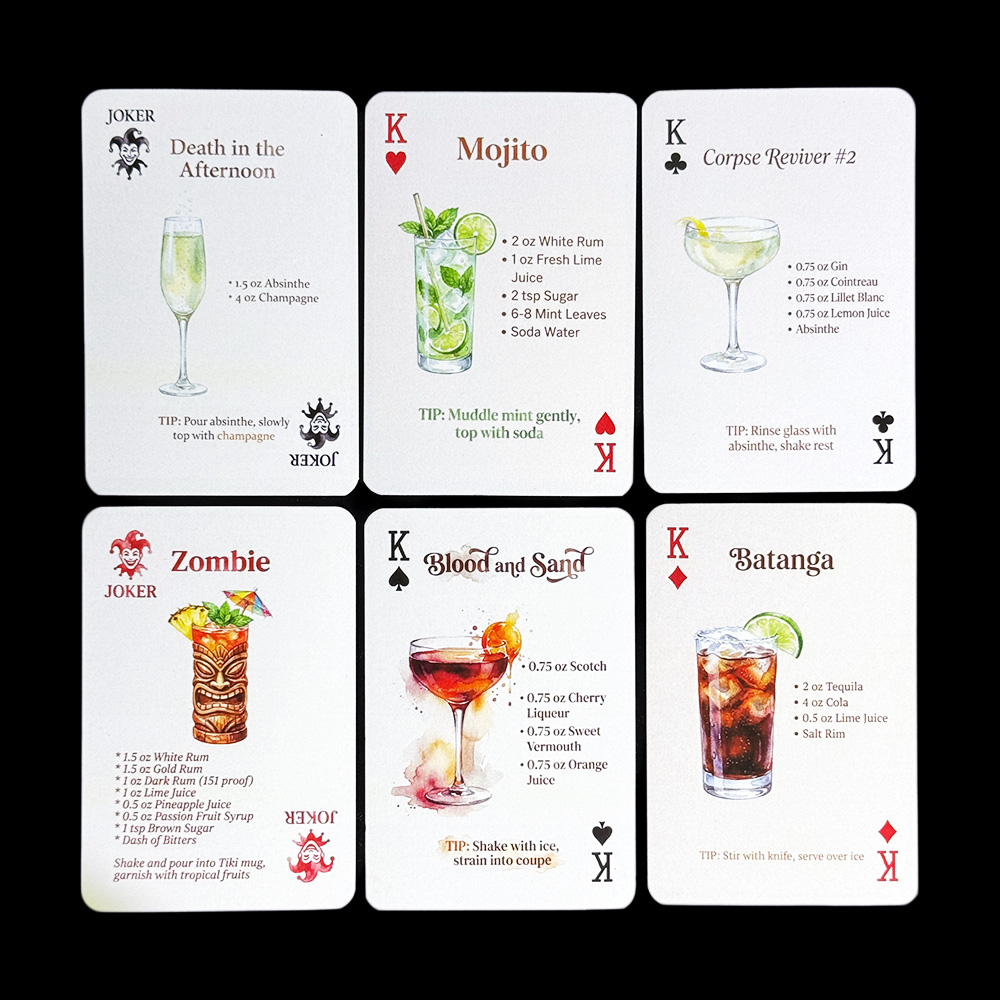 54 adet Kokteyl Tarifleri Oyun - Cocktail Recipe Book incelemesi ve fiyatı