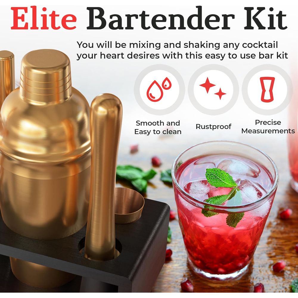 Kokteyl Shaker Seti: Barmen Se - Cocktail Recipe Book incelemesi ve fiyatı
