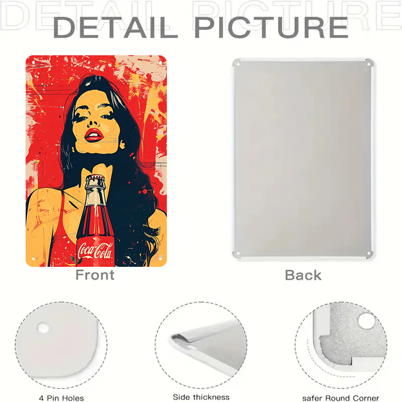 1 Adet 2D Düz Vintage Coca Col - Home Bar And Coffee incelemesi ve fiyatı