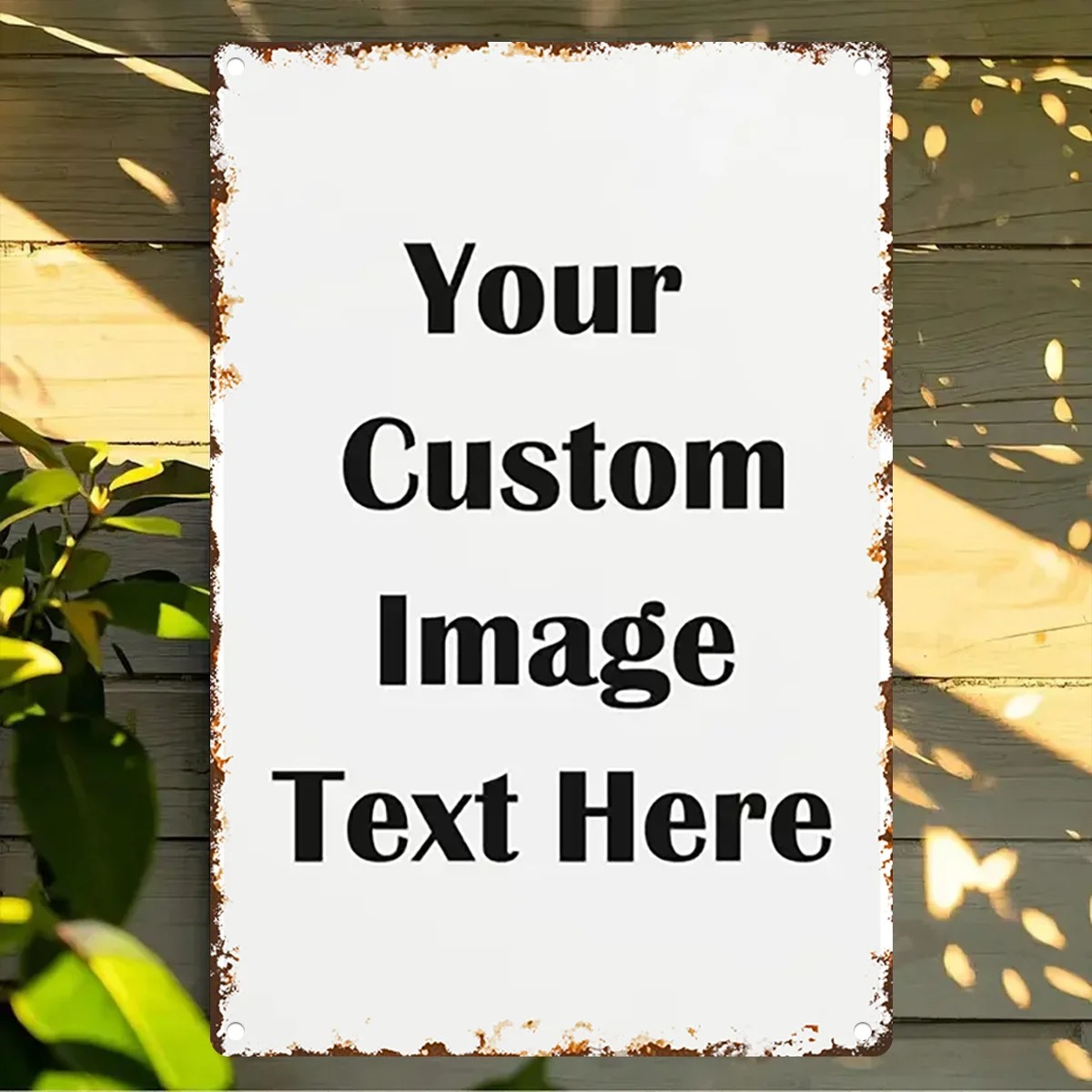 Özel Fotoğraf ve Metinli Tenek - Home Bar Signs incelemesi ve fiyatı