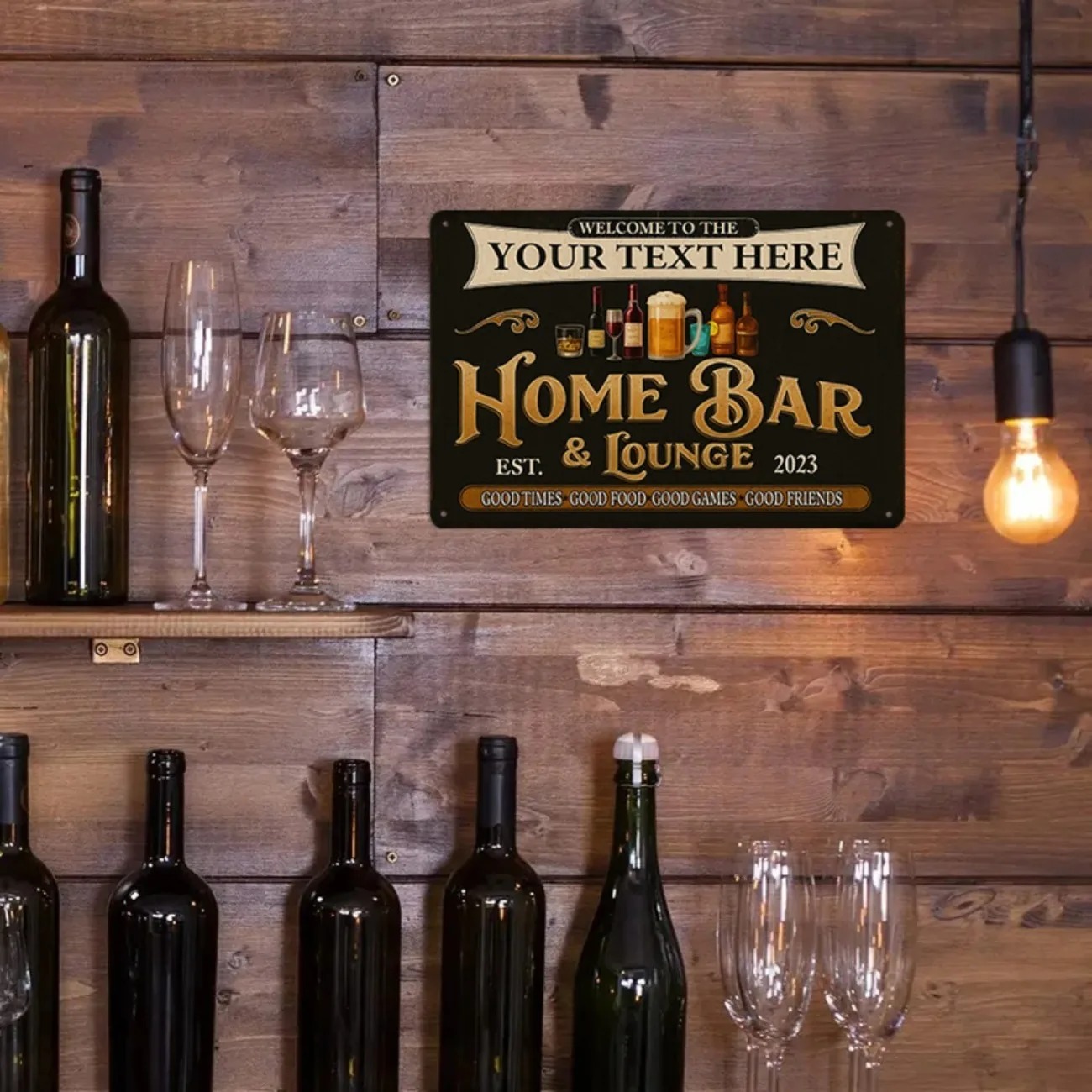 Özel Yazılı Vintage Ev Barı ve - Home Bar Signs incelemesi ve fiyatı