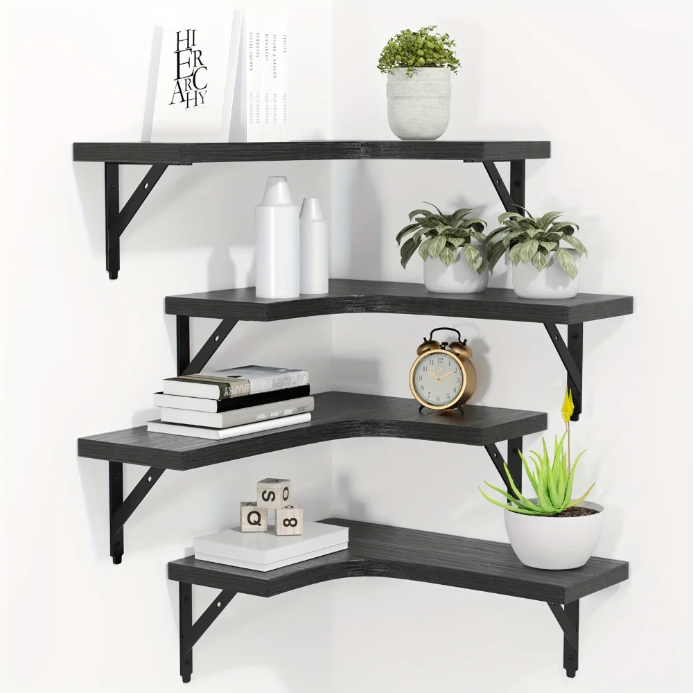 Doğal Ahşap Desenli Yüzer Rafl - Home Bar Shelf incelemesi ve fiyatı
