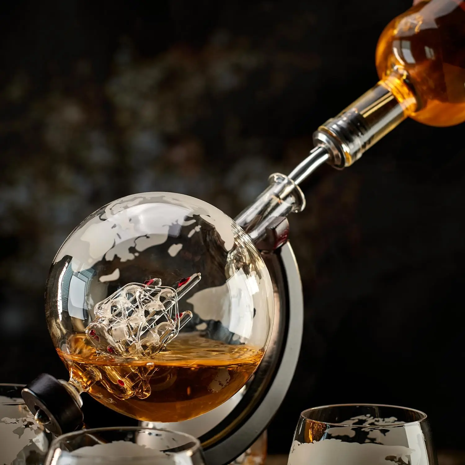 NANCIHUI yaratıcı cam sürahi 4 - Decanter Globe Set incelemesi ve fiyatı