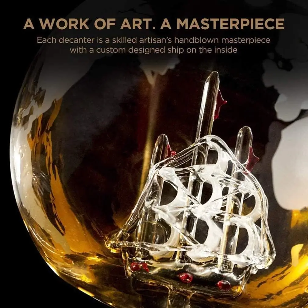 NANCIHUI yaratıcı cam sürahi 4 - Decanter Globe Set incelemesi ve fiyatı