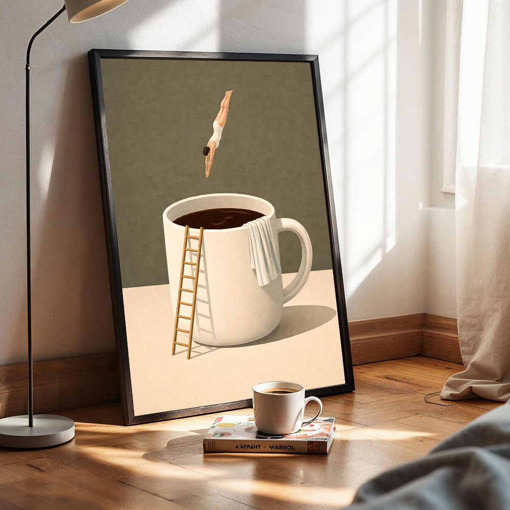 1 adet çerçevesiz Kahve Macera - Home Bar And Coffee incelemesi ve fiyatı