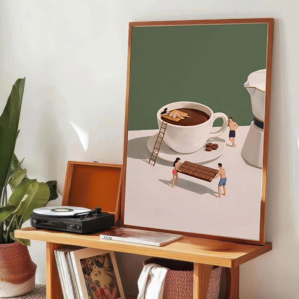 1 adet çerçevesiz Kahve Macera - Home Bar And Coffee incelemesi ve fiyatı