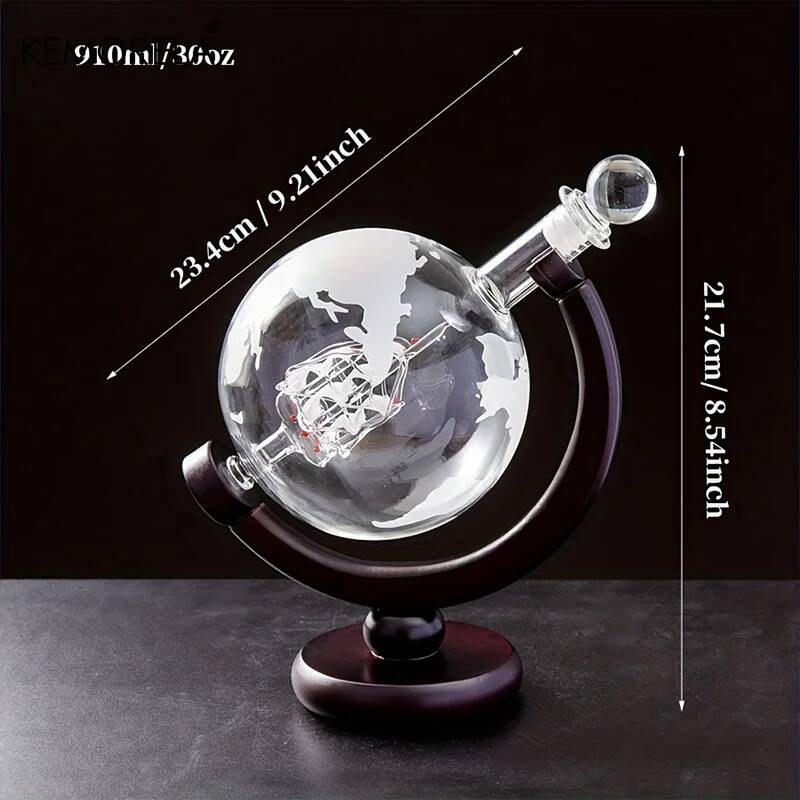 900ML Küre Şeklinde Viski Süra - Decanter Globe Set incelemesi ve fiyatı