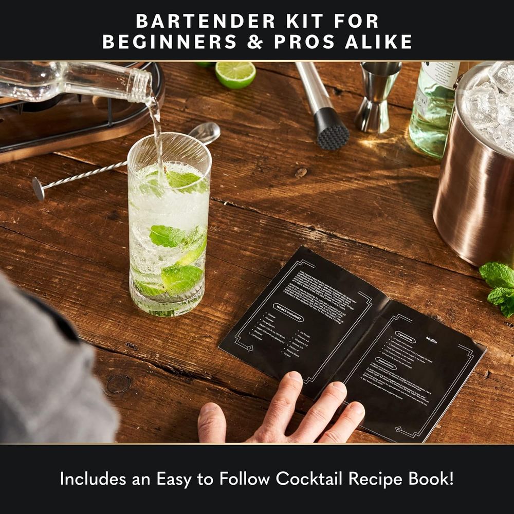 22 Parçalı Kokteyl Shaker ve B - Cocktail Recipe Book incelemesi ve fiyatı