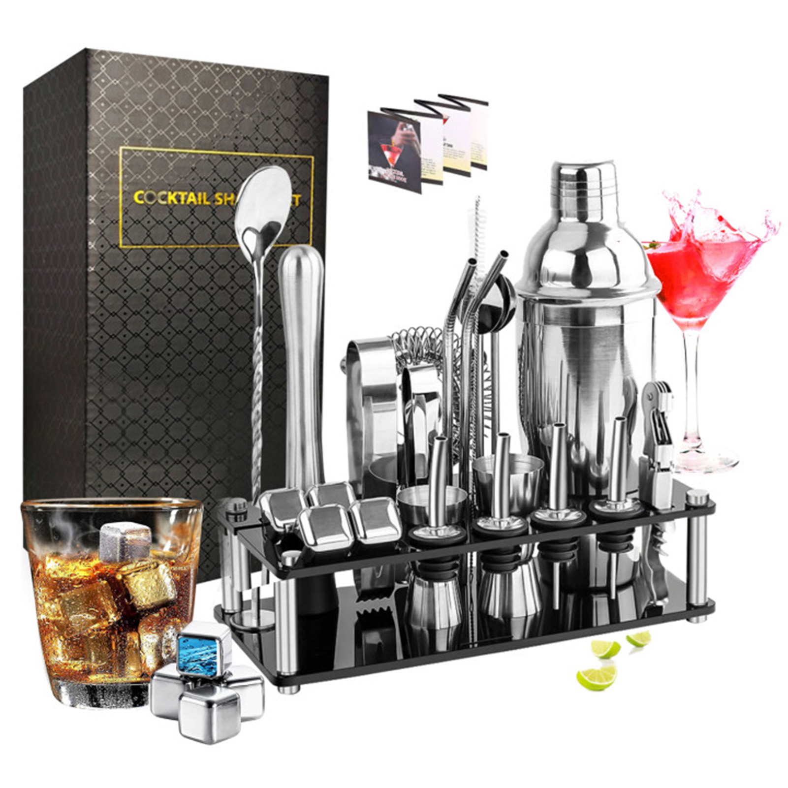Kokteyl yapma seti çalkalayıcı - Cocktail Recipe Book incelemesi ve fiyatı